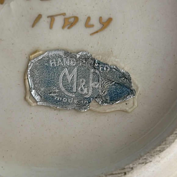 Vintage Capodimonte Italy Porcelain Cupid Trinket Dishes - Picture 9 of 17